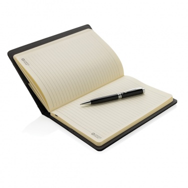 Logotrade promotional giveaways photo of: Refillable notebook and pen set