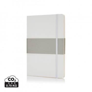 Logotrade advertising product picture of: Deluxe hardcover A5 notebook