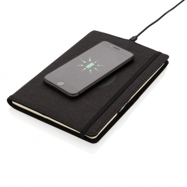 Logotrade business gifts photo of: Air 5W wireless charging refillable journal cover A5