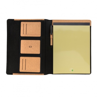 Logotrade corporate gift image of: Deluxe cork portfolio A4 with pen