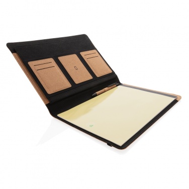 Logotrade promotional gifts photo of: Deluxe cork portfolio A4 with pen