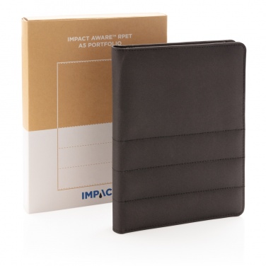 Logo trade promotional giveaways image of: Impact AWARE™ RPET A5 notebook
