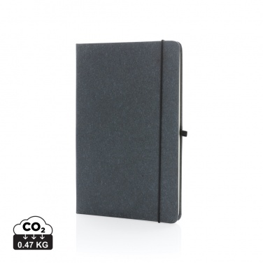 Logotrade corporate gift image of: Recycled leather hardcover notebook A5