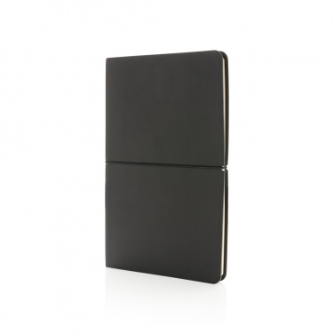 Logotrade promotional item picture of: Modern deluxe softcover A5 notebook