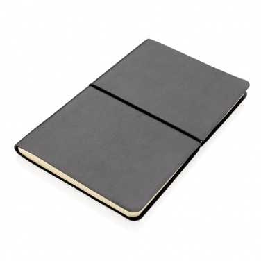 Logo trade promotional merchandise picture of: Modern deluxe softcover A5 notebook