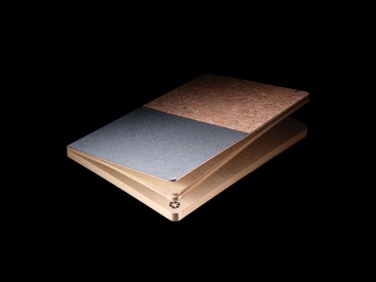 Logotrade promotional item image of: A5 cork & kraft notebook