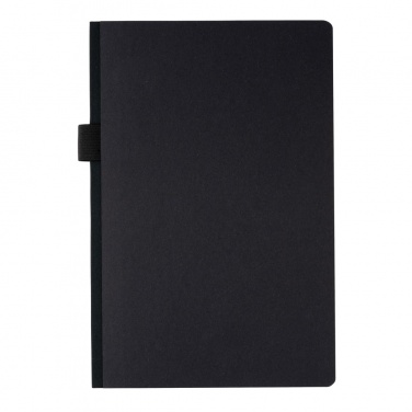 Logo trade promotional giveaways picture of: A5 deluxe kraft hardcover notebook