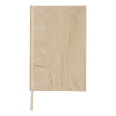 Logotrade promotional merchandise picture of: Kavana wood print A5 notebook