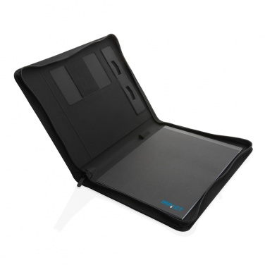 Logo trade advertising products image of: Impact Aware™ deluxe 300D tech portfolio with zipper