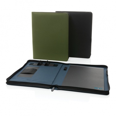 Logotrade advertising products photo of: Impact Aware™ deluxe 300D tech portfolio with zipper