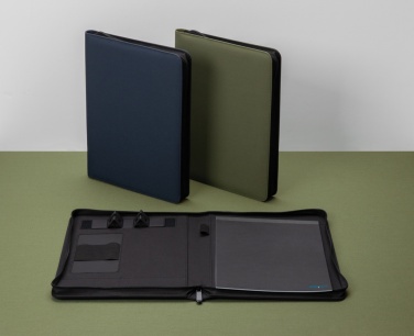 Logotrade promotional items photo of: Impact Aware™ deluxe 300D tech portfolio with zipper