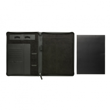 Logotrade advertising products photo of: Swiss Peak Heritage RCS rPU A4 portfolio with zipper
