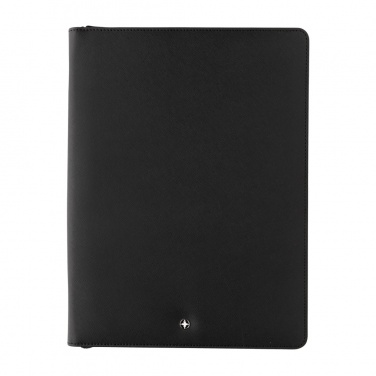 Logo trade advertising product photo of: Swiss Peak Heritage RCS rPU A4 portfolio with zipper