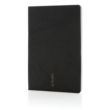 Logo trade business gift photo of: Salton A5 GRS certified recycled paper notebook