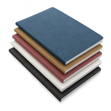 Logo trade promotional gifts picture of: Salton A5 GRS certified recycled paper notebook