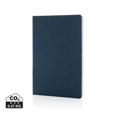Logo trade promotional giveaway photo of: Salton A5 GRS certified recycled paper notebook