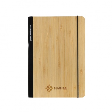 Logo trade promotional products image of: Scribe bamboo A5 Notebook