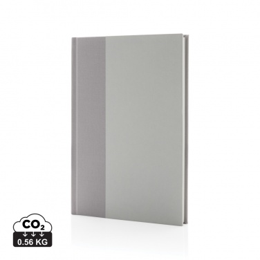 Logotrade promotional merchandise picture of: Words GRS certified RPET & Kraft A5 notebook