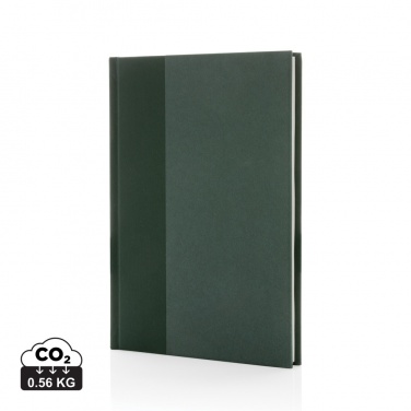 Logo trade promotional merchandise photo of: Words GRS certified RPET & Kraft A5 notebook