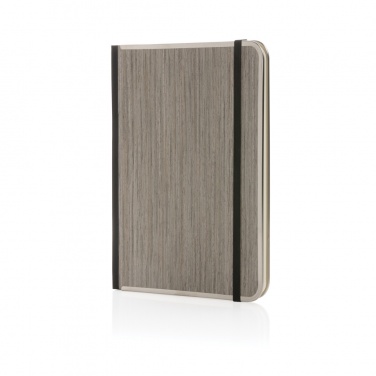 Logotrade promotional item picture of: Treeline A5 wooden cover deluxe notebook