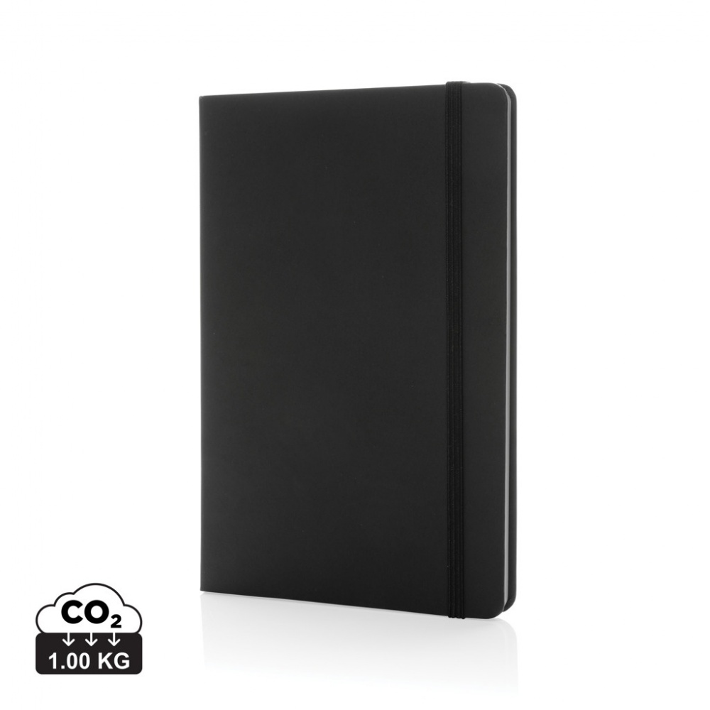 Logo trade promotional giveaways picture of: Craftstone A5 recycled kraft and stonepaper notebook