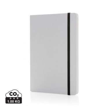 Logo trade promotional giveaways picture of: Craftstone A5 recycled kraft and stonepaper notebook