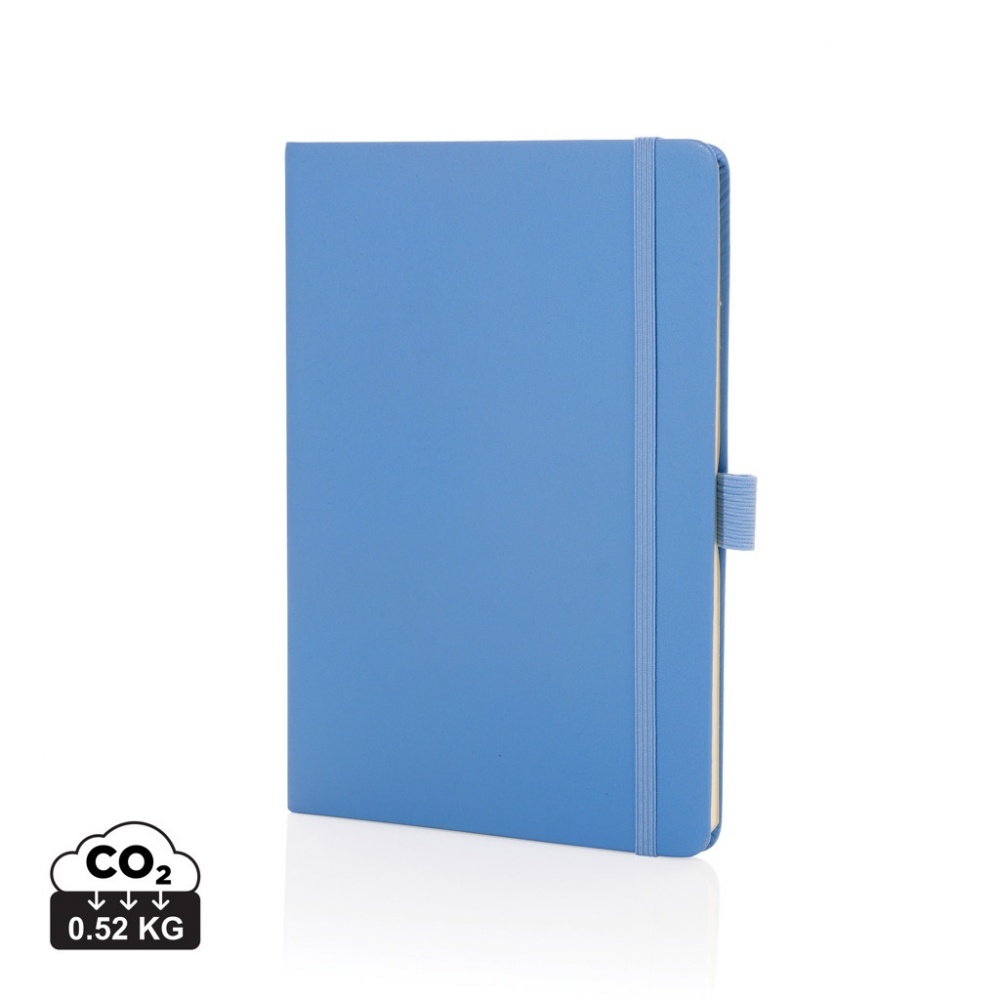 Logo trade corporate gifts image of: Sam A5 RCS certified bonded leather classic notebook