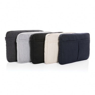Logo trade promotional items picture of: Laluka AWARE™ recycled cotton 15.6 inch laptop sleeve