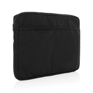 Logotrade promotional gift image of: Laluka AWARE™ recycled cotton 15.6 inch laptop sleeve