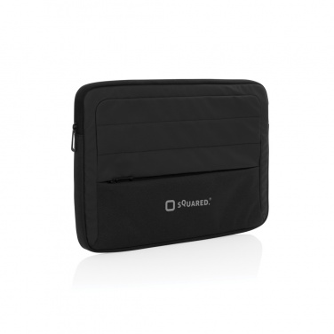 Logotrade promotional gift image of: Armond AWARE™ RPET 15.6 inch laptop sleeve