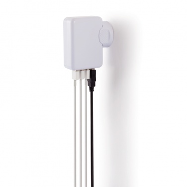 Logotrade promotional gift image of: Travel plug with 4 USB ports