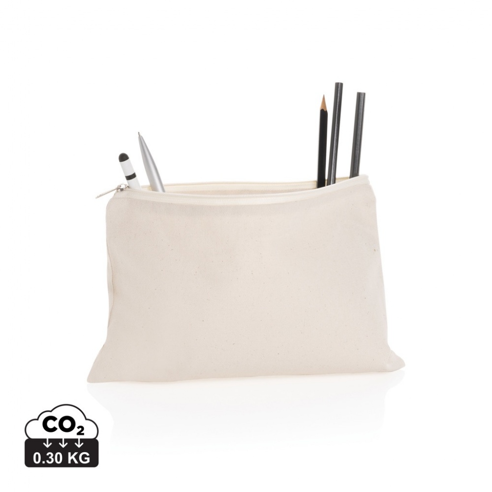 Logotrade promotional products photo of: Impact Aware™ 285 gsm rcanvas pencil case undyed