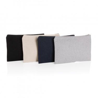 Logo trade promotional products image of: Impact Aware™ 285 gsm rcanvas pencil case undyed