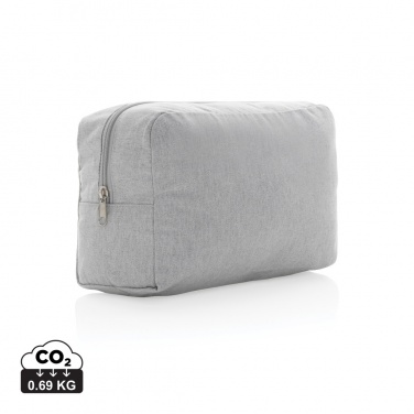 Logotrade promotional merchandise photo of: Impact Aware™ 285 gsm rcanvas toiletry bag undyed