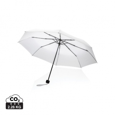 Logo trade advertising products image of: 20.5" Impact AWARE™ RPET 190T mini umbrella