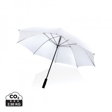 Logo trade promotional giveaway photo of: 30" Impact AWARE™ RPET 190T Storm proof umbrella