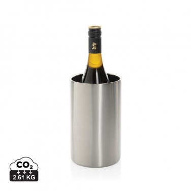 Logo trade promotional merchandise picture of: Vino RCS certified recycled stainless steel wine bucket