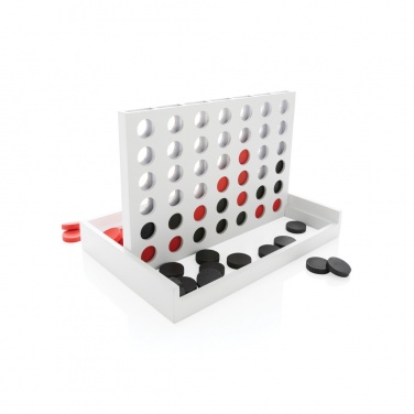 Logo trade promotional gift photo of: Connect four wooden game