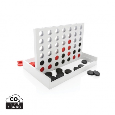 Logo trade promotional item photo of: Connect four wooden game