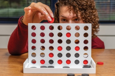 Logotrade advertising product image of: Connect four wooden game
