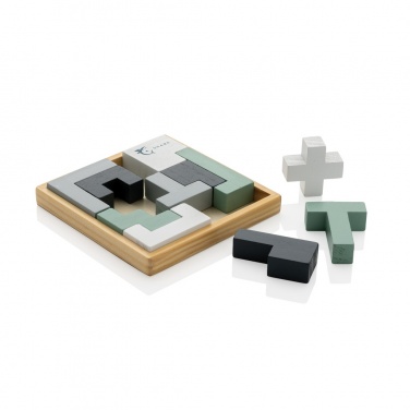 Logo trade promotional merchandise picture of: Cree wooden puzzle