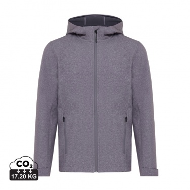 Logo trade business gifts image of: Iqoniq Makalu men recycled polyester soft shell jacket