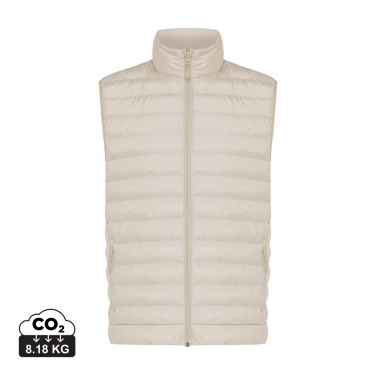 Logo trade promotional gifts image of: Iqoniq Meru men recycled polyester bodywarmer