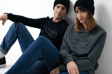 Logotrade advertising products photo of: Iqoniq Zion recycled cotton crew neck