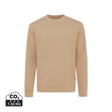 Logo trade promotional product photo of: Iqoniq Denali recycled cotton crew neck undyed