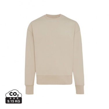 Logo trade promotional products picture of: Iqoniq Kruger relaxed recycled cotton crew neck