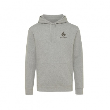 Logo trade promotional merchandise picture of: Iqoniq Torres recycled cotton hoodie undyed