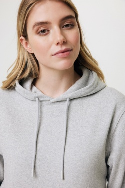 Logo trade promotional merchandise image of: Iqoniq Torres recycled cotton hoodie undyed