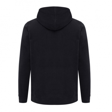 Logo trade corporate gifts image of: Iqoniq Trivor recycled polyester microfleece hoodie