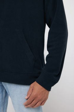 Logo trade promotional product photo of: Iqoniq Trivor recycled polyester microfleece hoodie